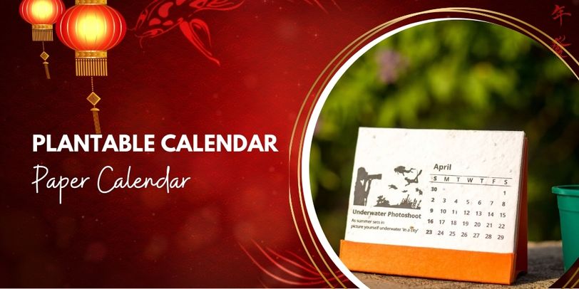 Plantable Seed Paper Calendar