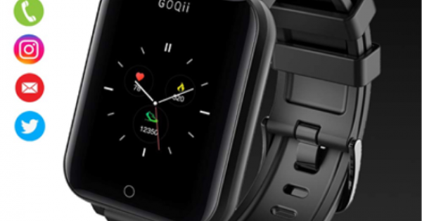 GOQii Smart Vital Fitness, Body Temp with 3 Months Health Coaching  Smartwatch Price in India - Buy GOQii Smart Vital Fitness, Body Temp with 3  Months Health Coaching Smartwatch online at Flipkart.com