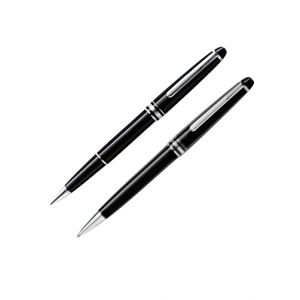 Mont Blanc Platinum Classique Rollerball Ballpoint