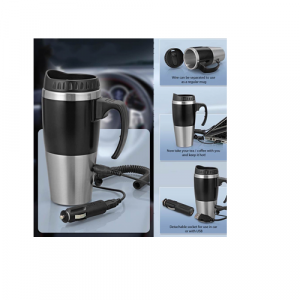 Car Heater Mug with Car USB Charger