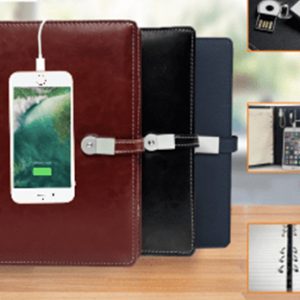 Power Bank Notebook with USB