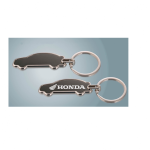 Car Shape Keychain Gunmetal