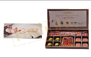 Premium Diwali Cracker in wooden box - CGP-2620