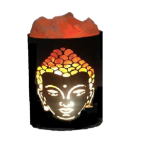 SMALL METAL BASKET SALT LAMP