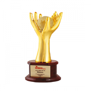 Wooden Trophy Size L 12 -CGT- 353