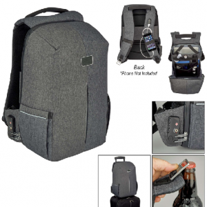 Premium Anti Theft Backpack with Combination Lock - CGP-2617 - 1