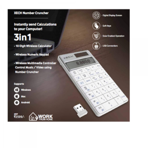 3 in 1 10 Digit Wireless Calculator - CGP-3090