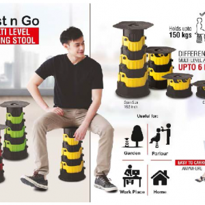 Adjustable and sturdy folding stool - CGP-3287