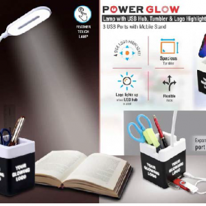 Spacious Lamp with Tumbler and USB hub - CGP-3289