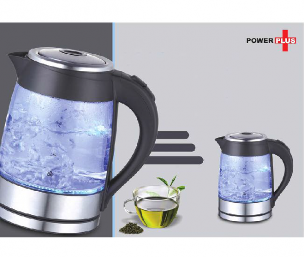 SLEEK Glass Kettle with LED Illumination - CGP-3346