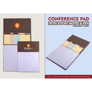 Conference Pad with Sticky Notes Pen - CGP-3564