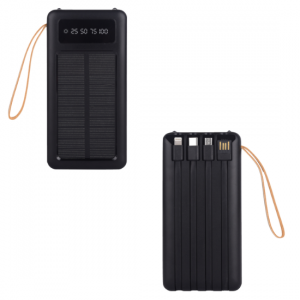 EnSolar 10000mAh Black Powerbank - CGP-3628