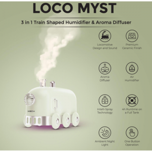 Loco Myst 3 in 1 Train Shaped Humidifier Aroma Diffuser - CGP-3611