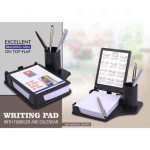 Writing Pad With Tumbler And Calendar - CGP-3590