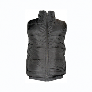 Padded Micro sleeveless jacket