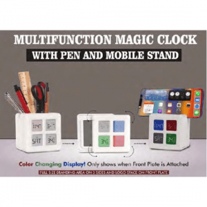 Multifunction Magic Clock With Pen And Mobile Stand