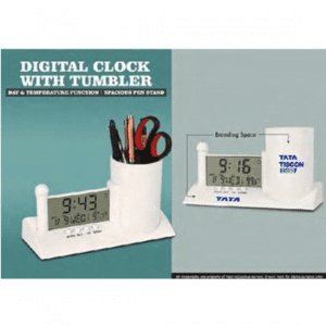 Digital Clock With Tumbler